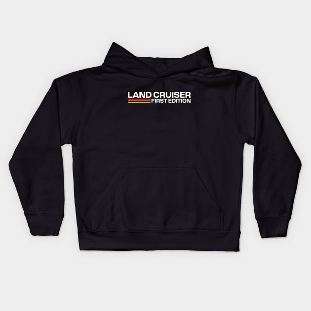 Land Cruiser Prado First Edition Kids Hoodie by tushalb